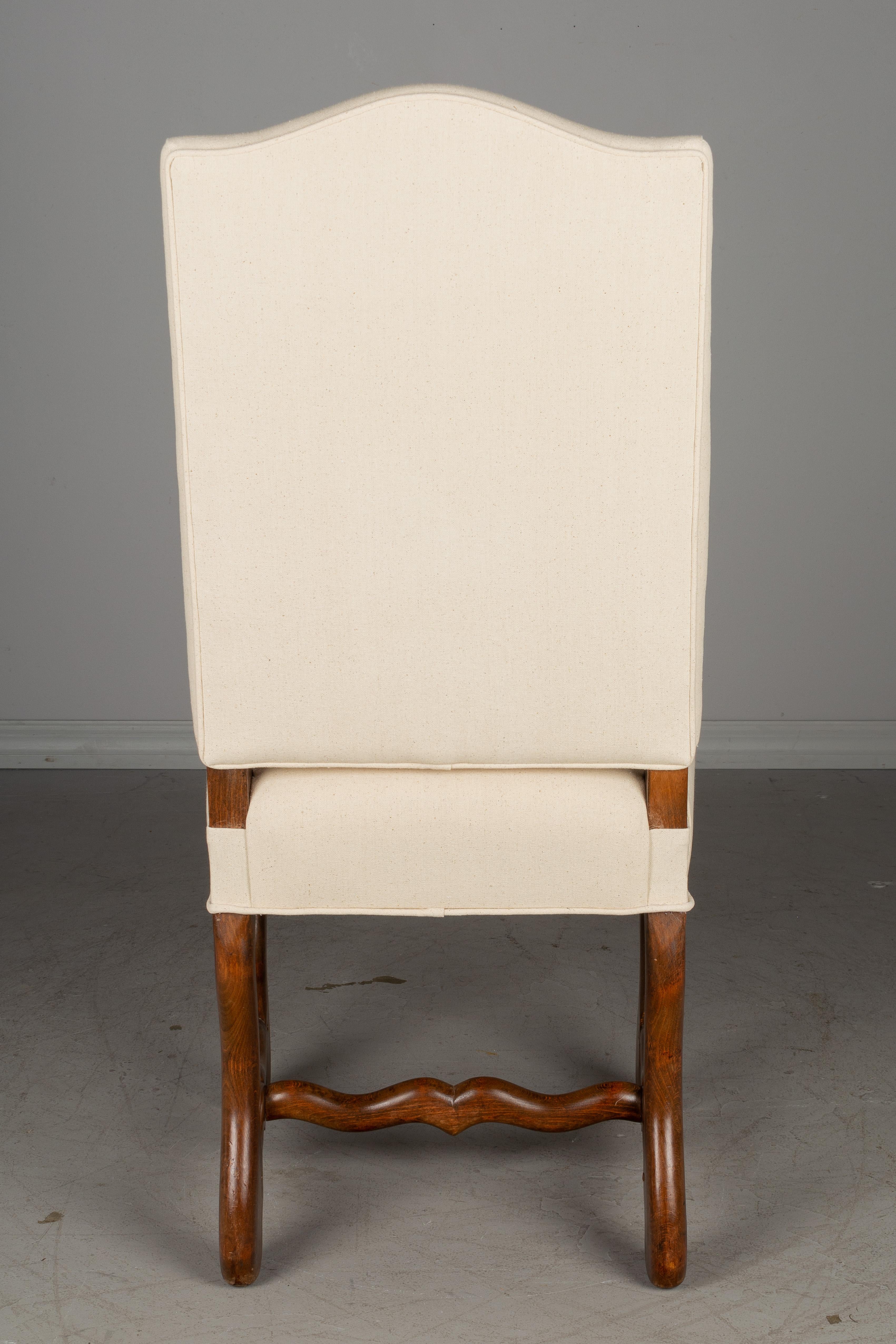 Upholstery Set of Six French Dining Chairs