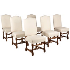 Set of Six French Dining Chairs