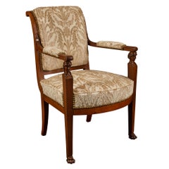 Set of Six French Early 19th Century Directoire Period Armchairs