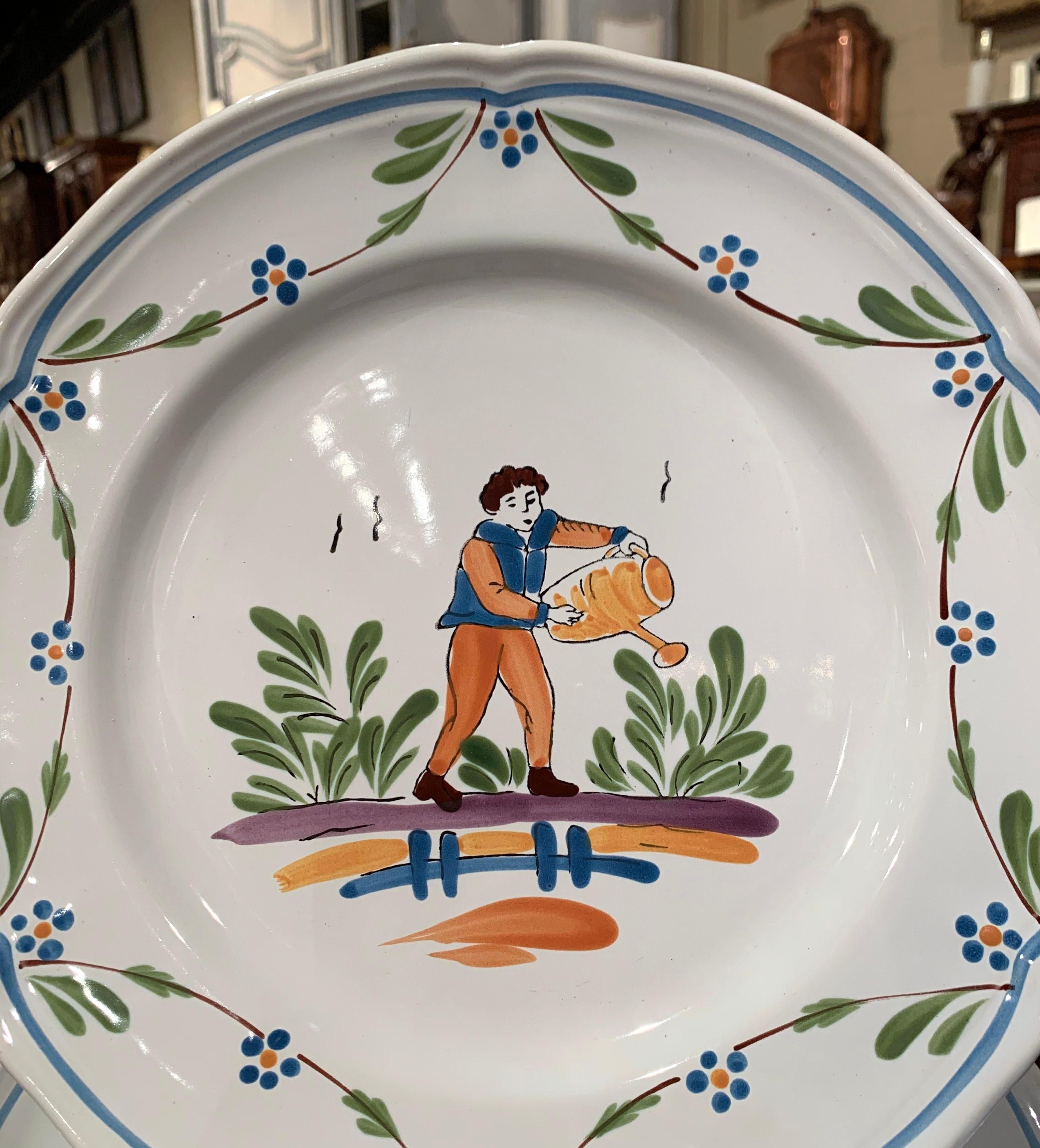 french pottery plates