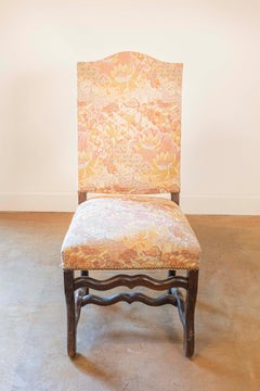 Set of Six French Louis XIII Style 19th Century Dining Room Side Chairs