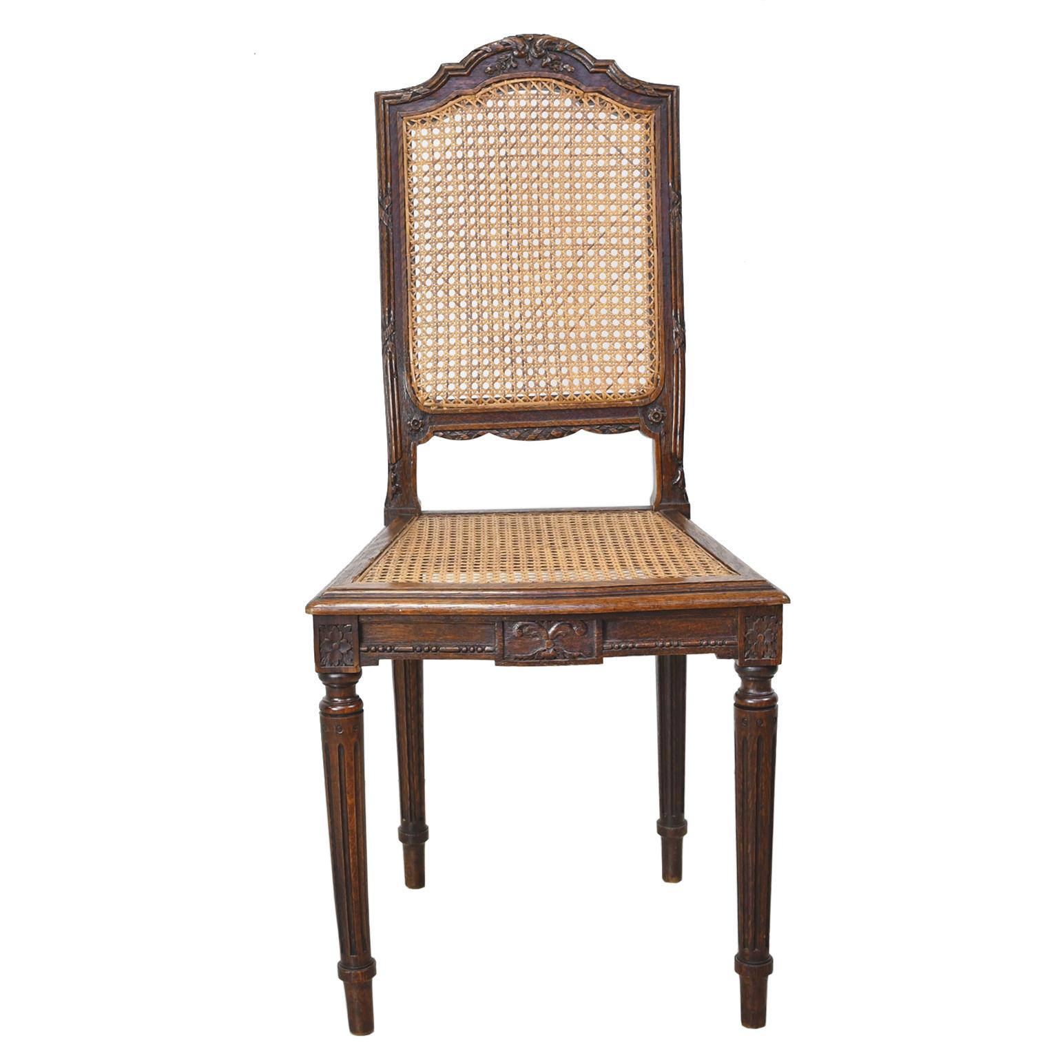 antique cane chairs styles