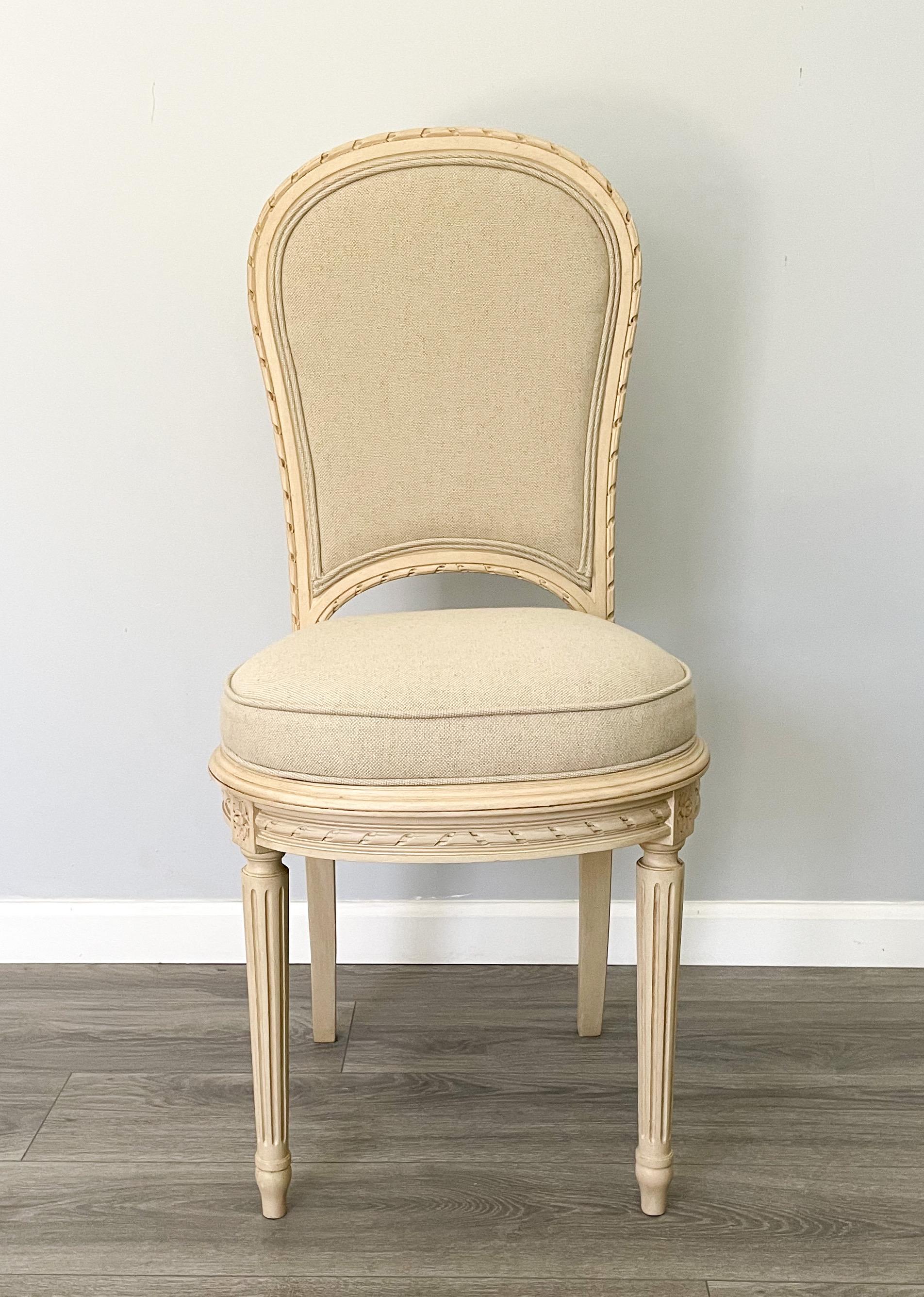 Set of Six French Louis XVI-Style Dining Chairs 1