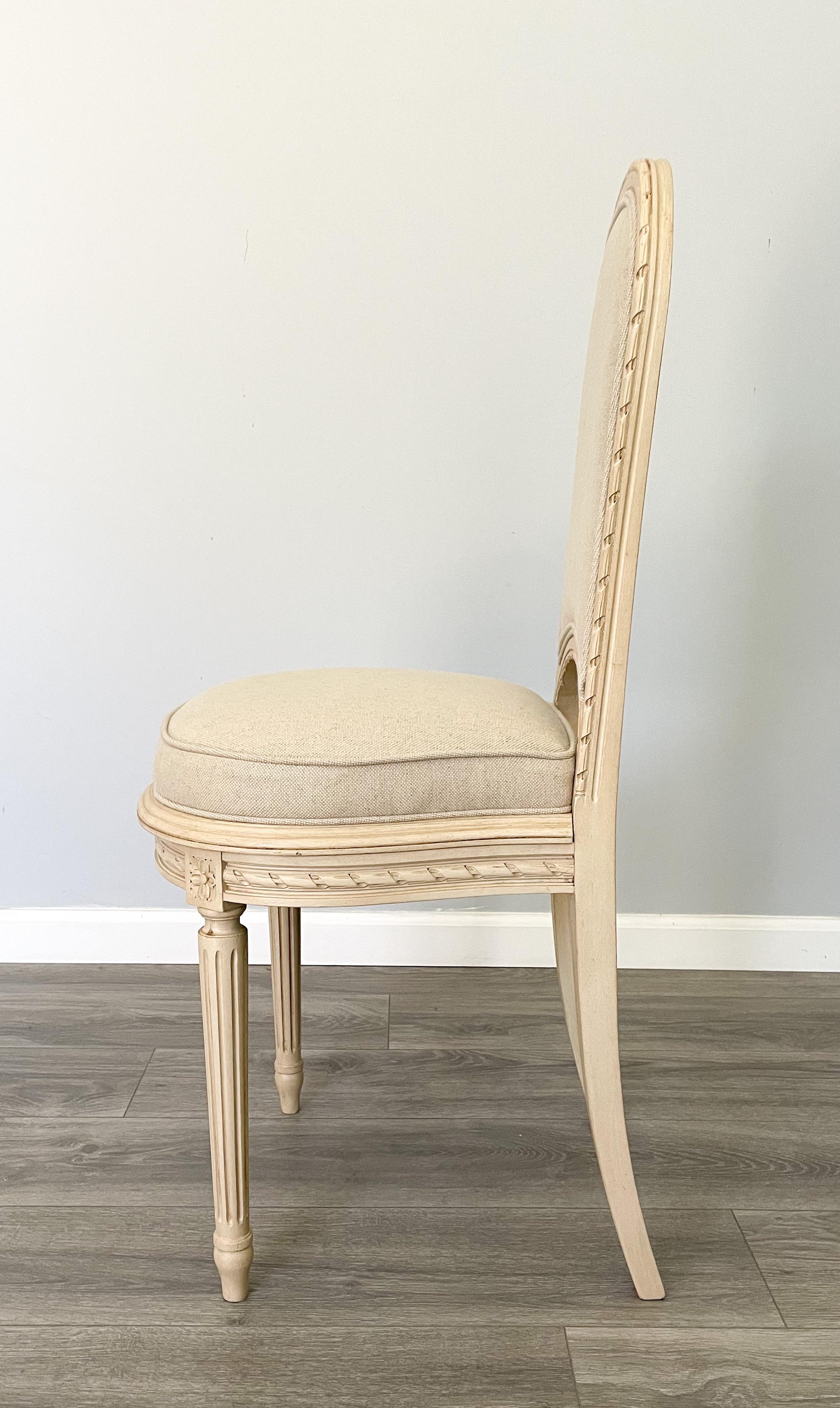Set of Six French Louis XVI-Style Dining Chairs 2