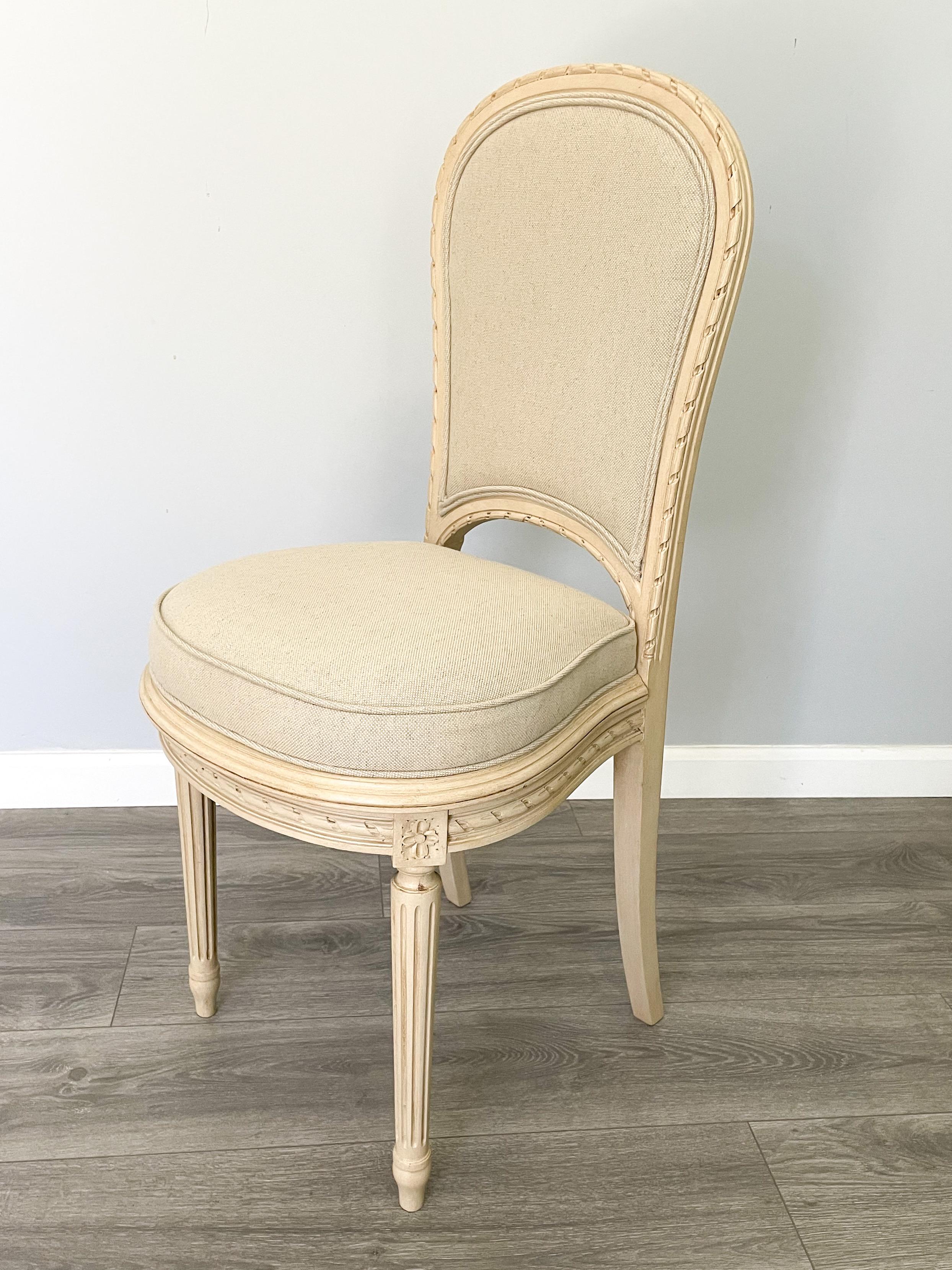 Set of Six French Louis XVI-Style Dining Chairs 3