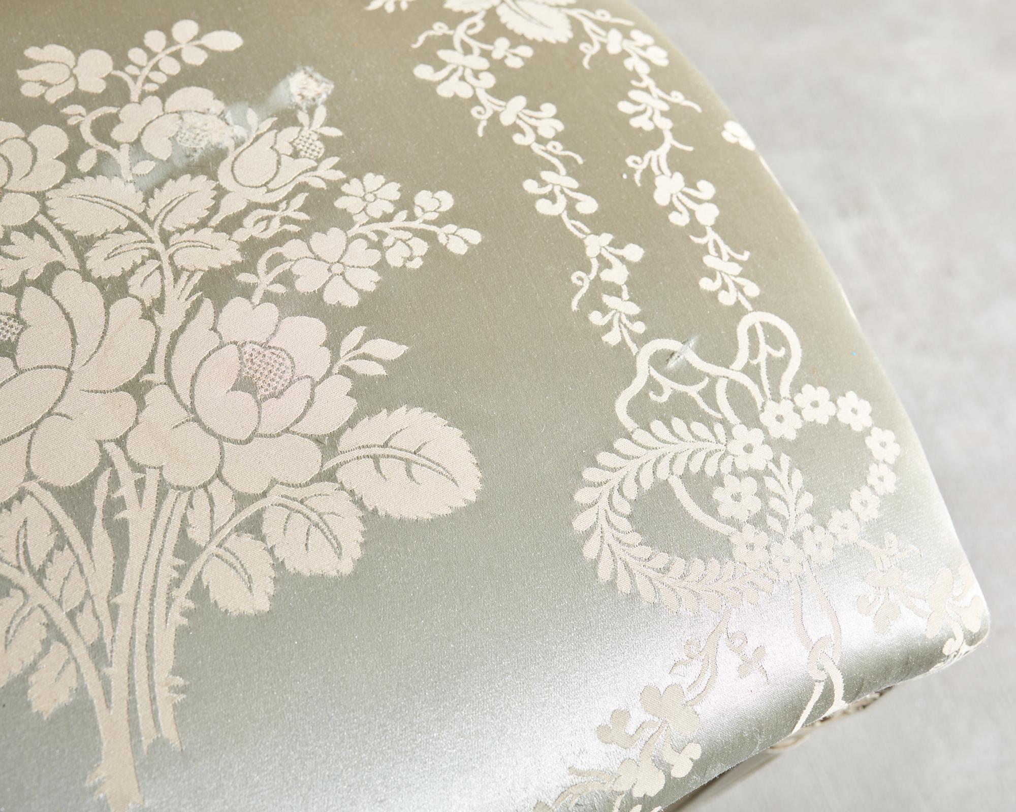 Set of Six French Louis XVI Style Painted Dining Chairs For Sale 13