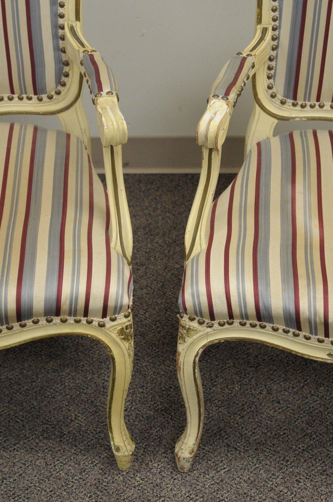 cream painted chairs