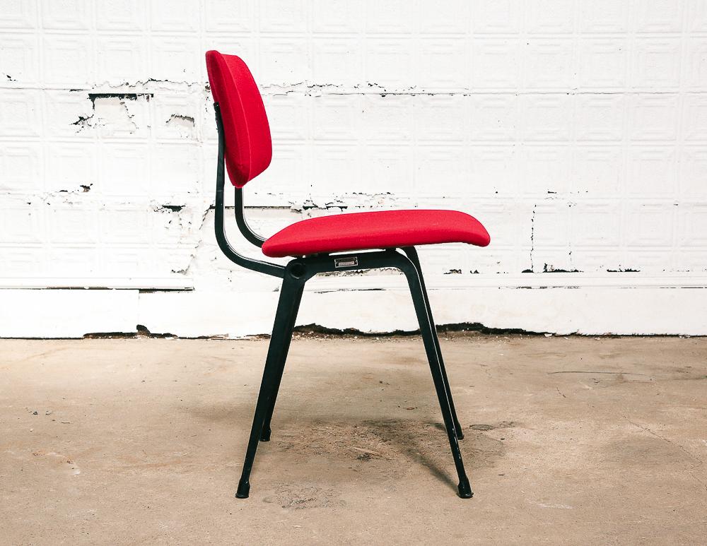 Steel Set of Six Friso Kramer 'Revolt' Dining Chairs