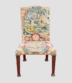 Set of Six George II Needlework Chairs