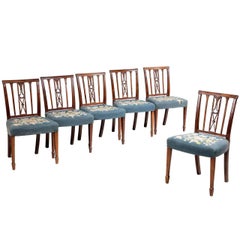 Set of Six George III Period Dining Chairs