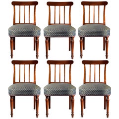 Set of Six Georgian Regency Dining Chairs
