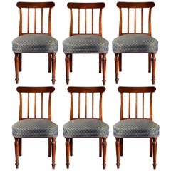 Set of Six Georgian Regency Dining Chairs