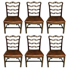 Set of Six George III Style Dining Chairs