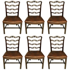 Set of Six George III Style Dining Chairs