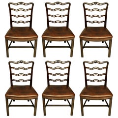 Set of Six George III Style Dining Chairs
