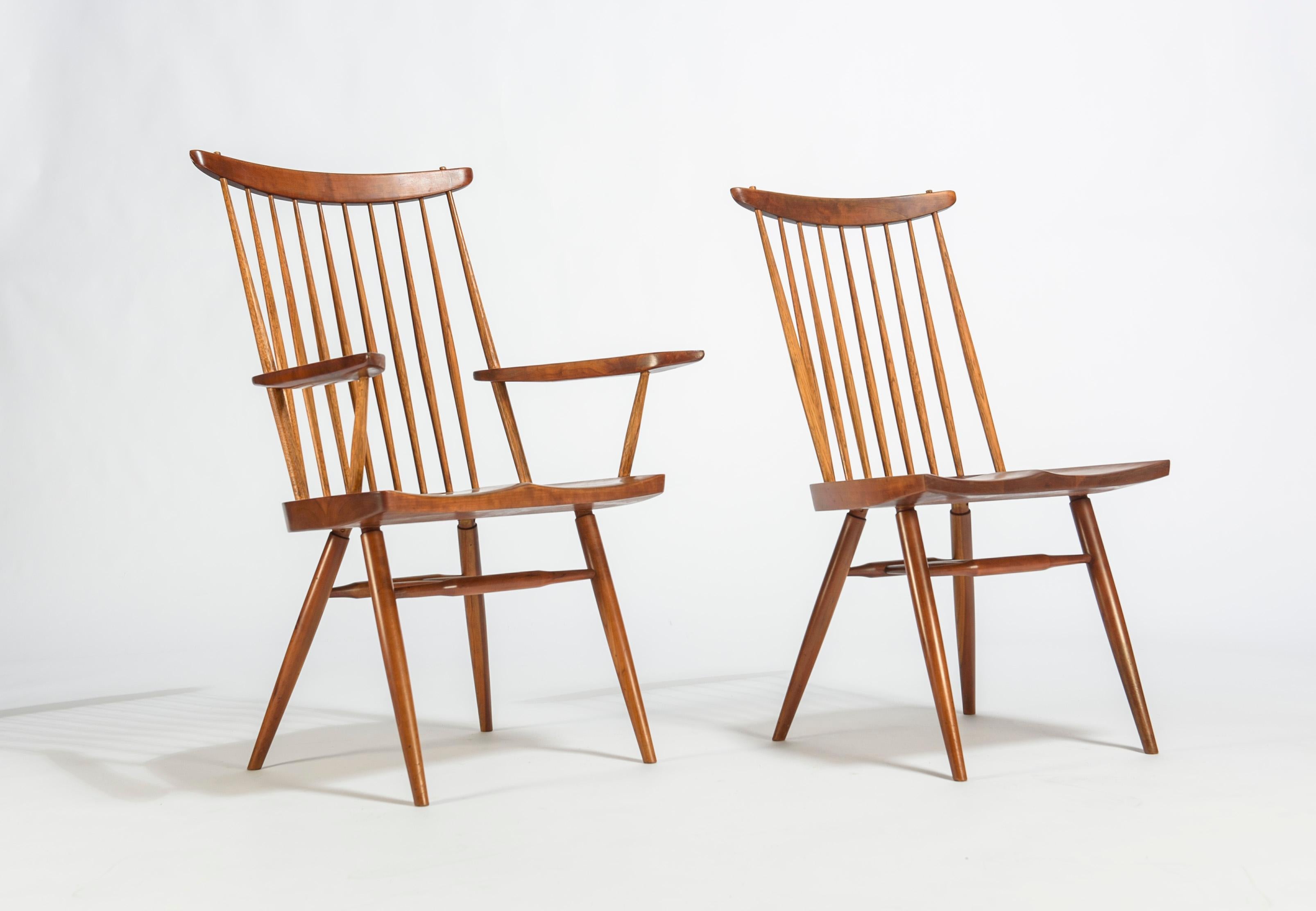 American Set of Six George Nakashima Dining Chairs