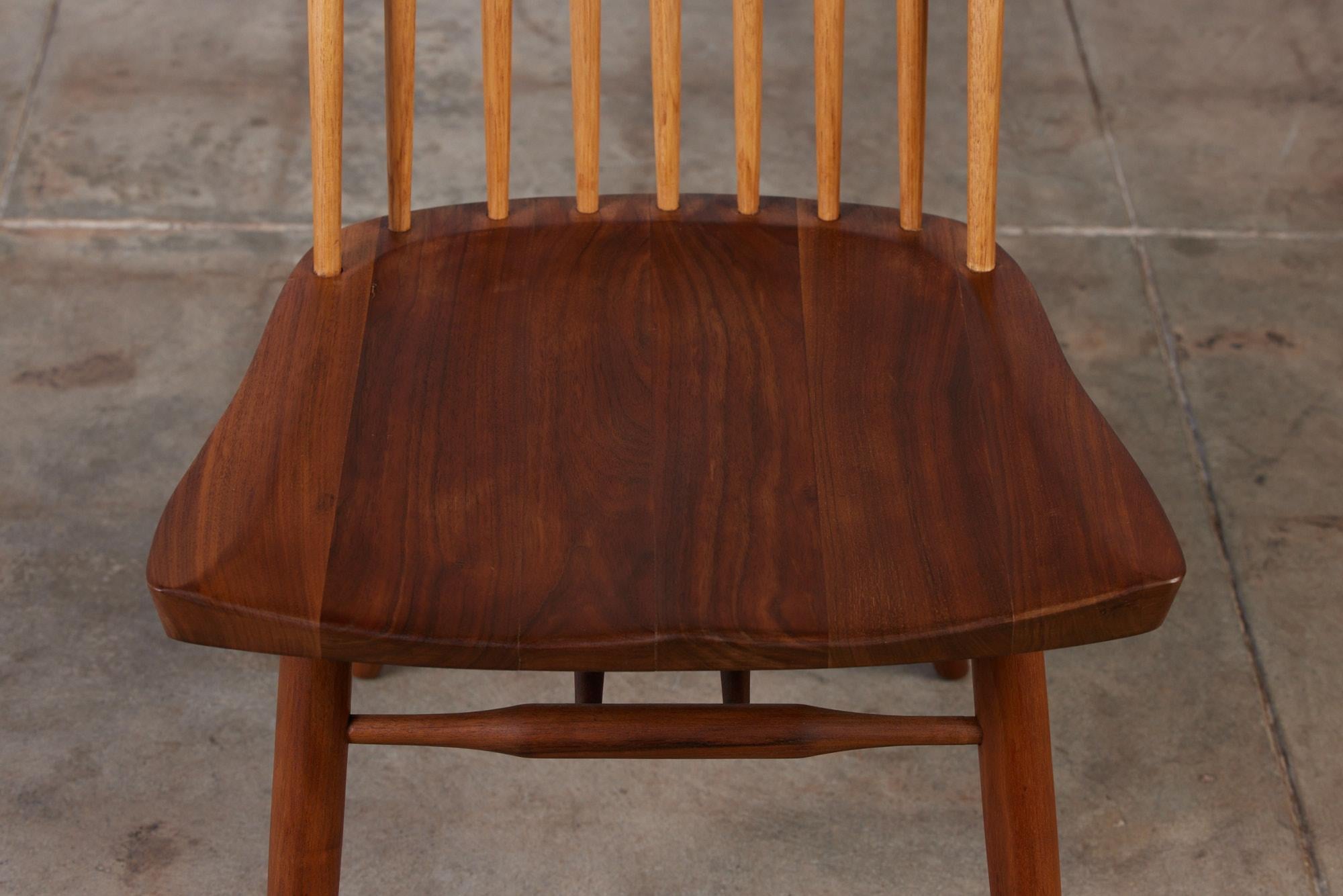 Set of Six George Nakashima Dining Chairs for Widdicomb 5