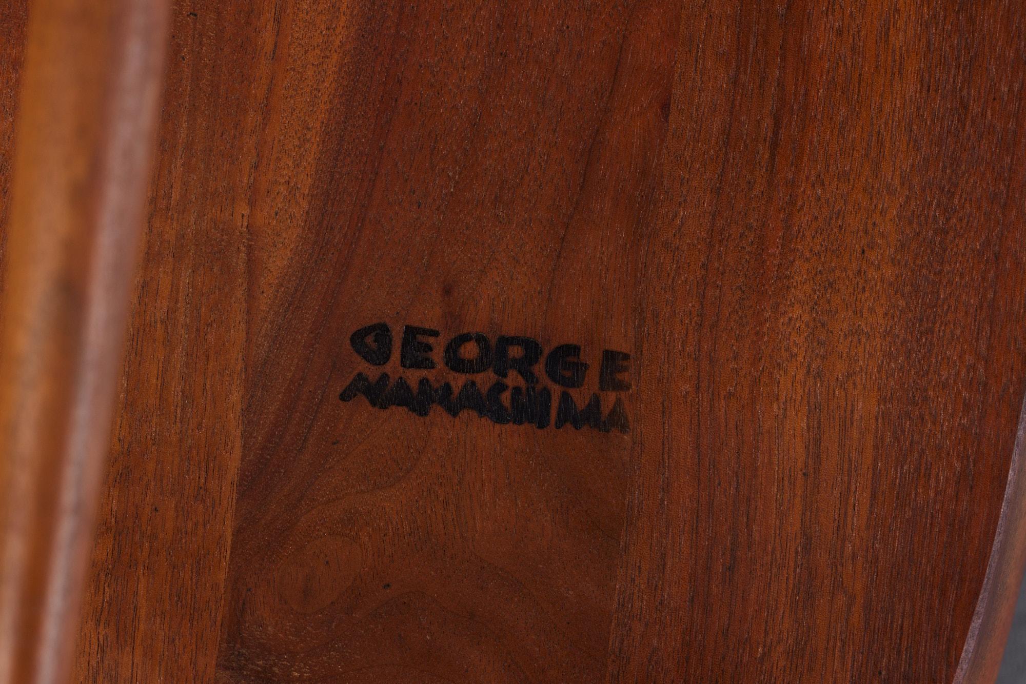 Set of Six George Nakashima Dining Chairs for Widdicomb 10