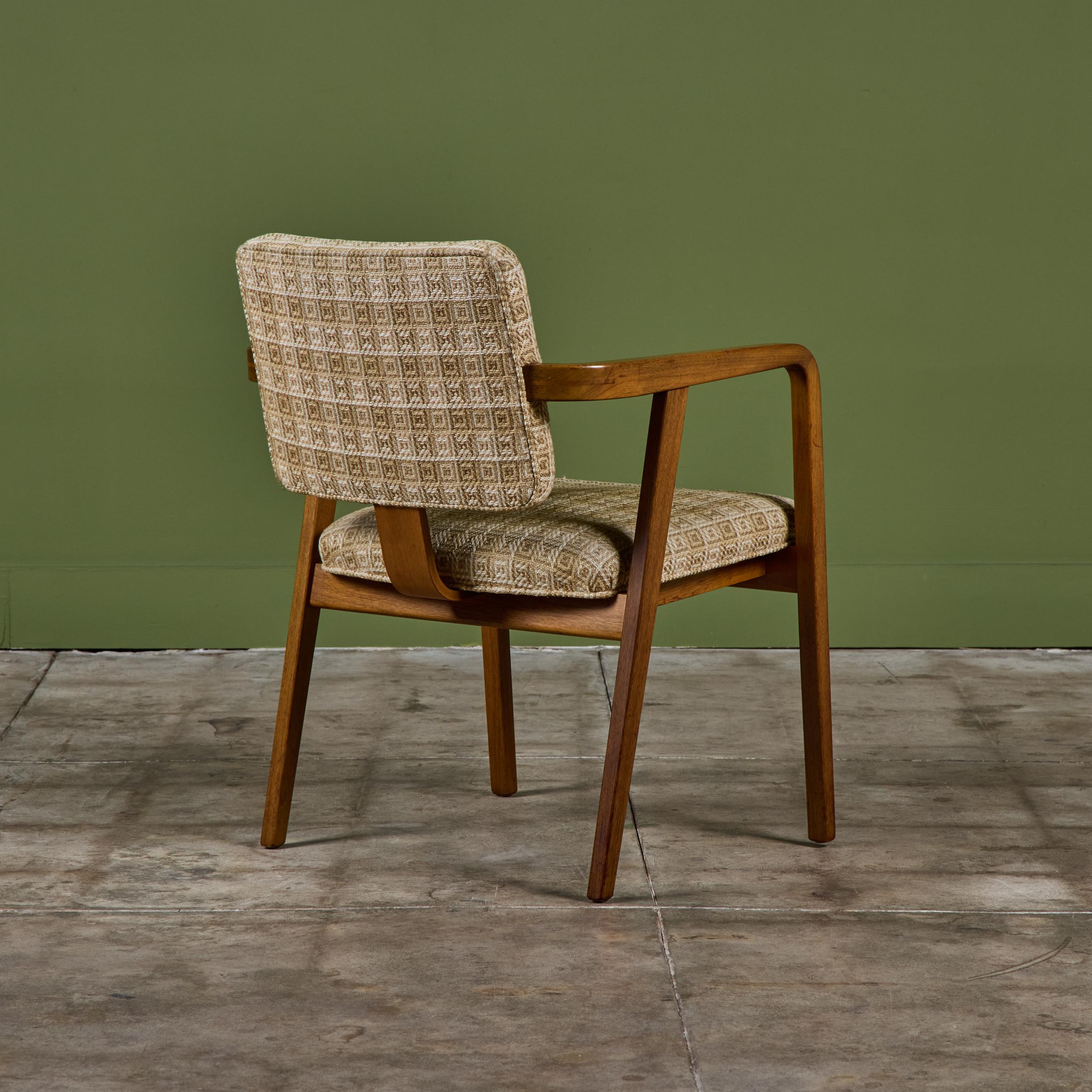 Upholstery Set of Six George Nelson Dining Chairs for Herman Miller For Sale
