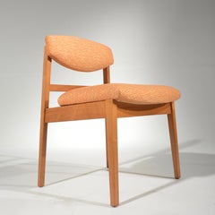 Ensemble de six chaises de salle à manger en noyer George Nelson pour Herman Miller