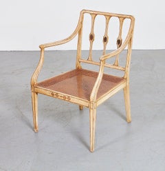 Set of Six Georgian Painted Chairs