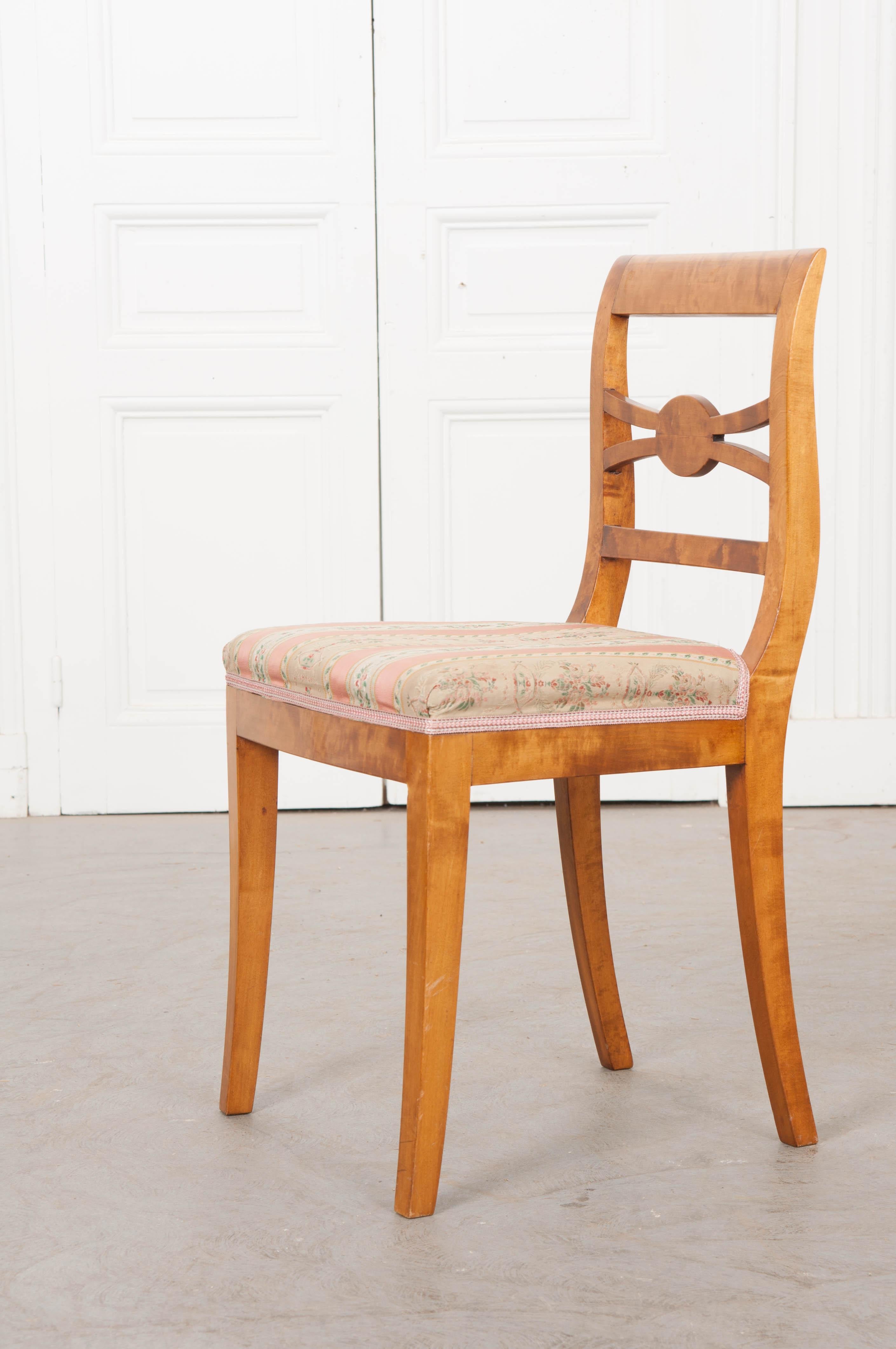 Set of Six German 19th Century Biedermeier Dining Chairs In Good Condition In Baton Rouge, LA
