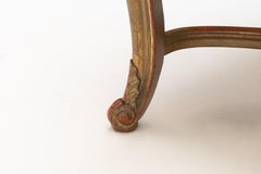 Set of Six Gilded French Dining Chairs