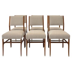 Set of Six Gio Ponti For Cassina Attributed Chairs, Italy 1950s