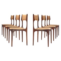 Set of Six Giuseppe Gibelli 'Beatrice' Dining Chairs