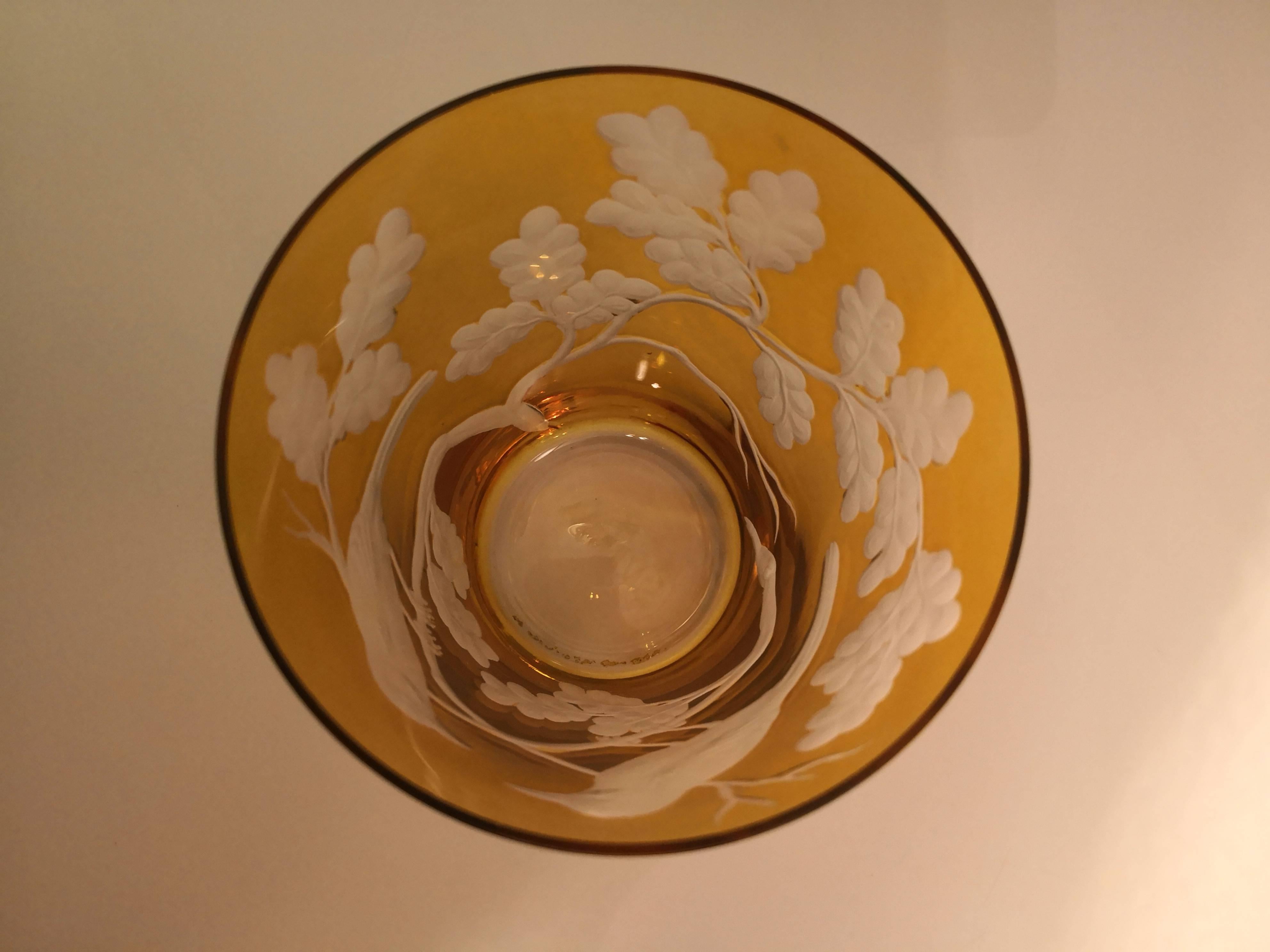 Country Ensemble de six gobelets en verre ambré Sofina Kitzbuehel Kitzbühel de style campagnard en vente