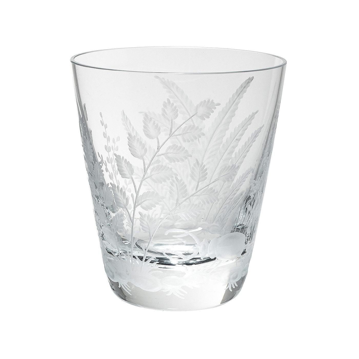 Juego de seis vasos de cristal estilo campestre  Fern Decor Sofina Kitzbuehel Kitzbühel Siglo XXI y contemporáneo en venta
