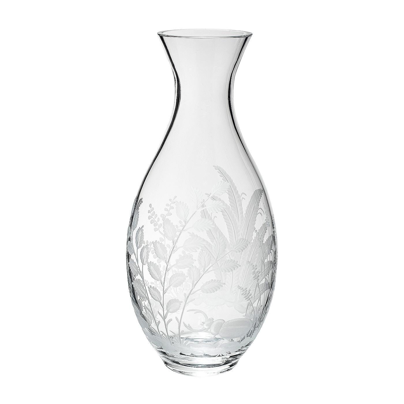 Crystal Country Style Set of Six Glass Tumbler  Fern Decor Sofina Kitzbuehel Kitzbühel For Sale