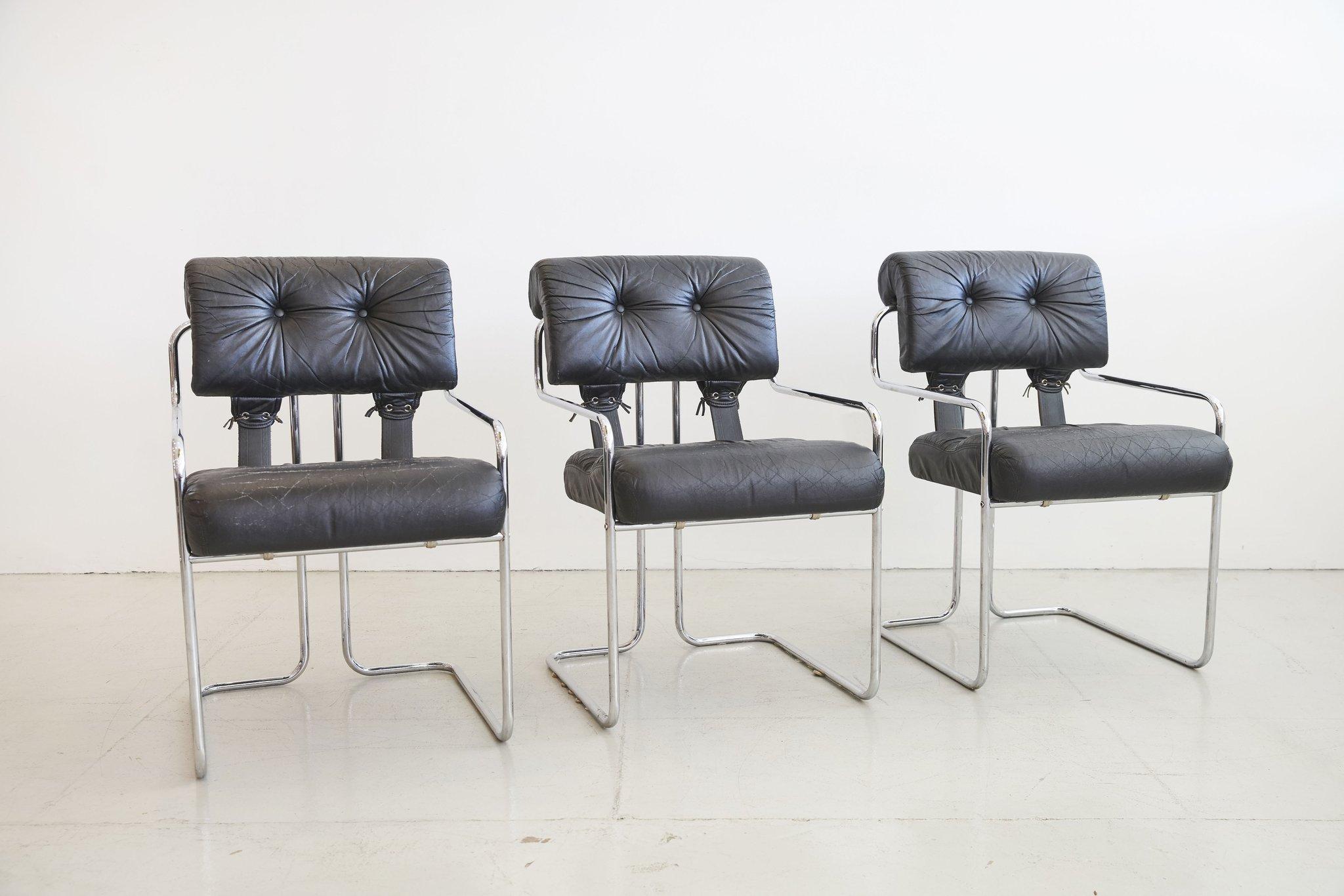 Late 20th Century Tucroma Chairs for Pace Collection, Set of 6