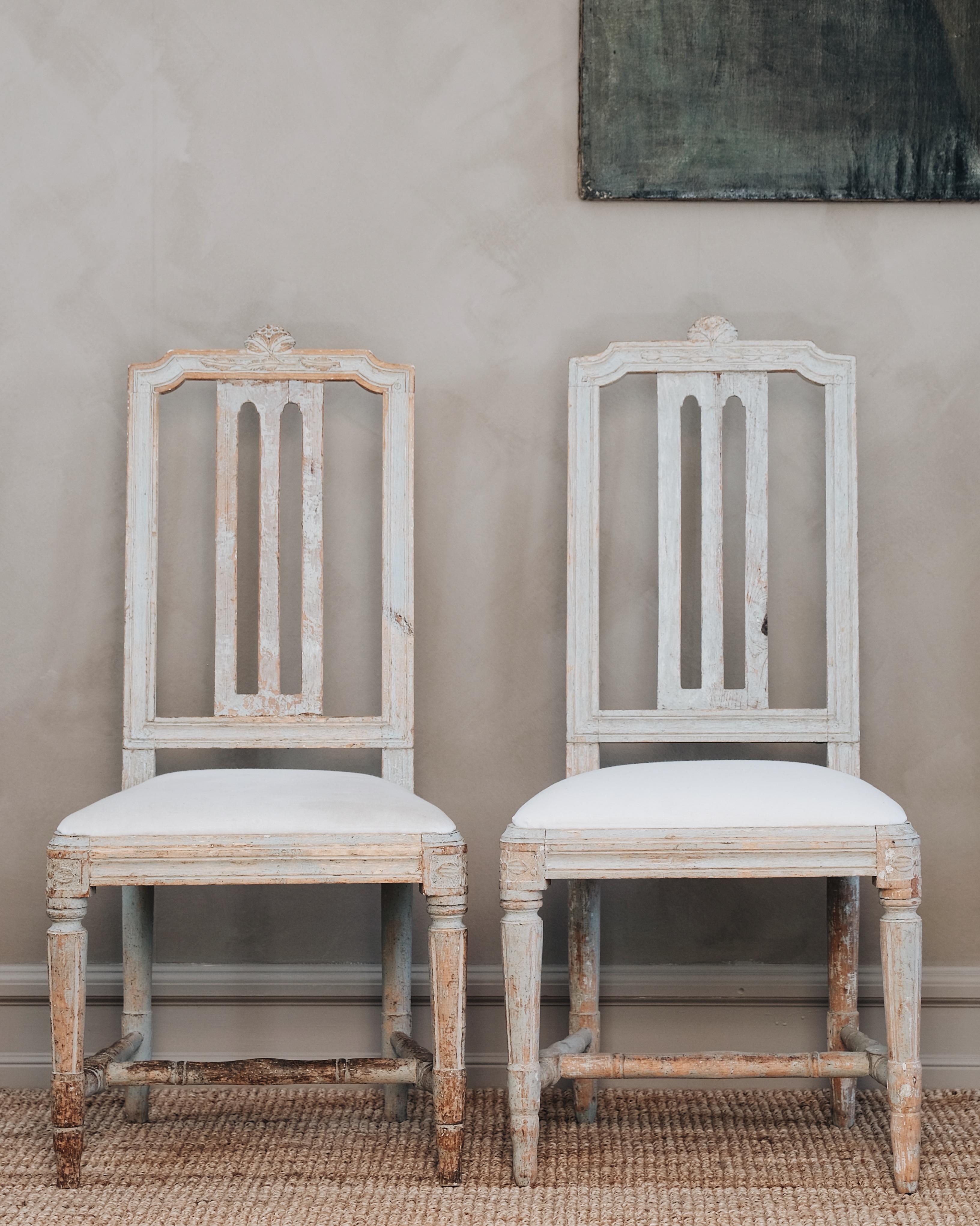 Set of Six Gustavian Dinning Chairs 2