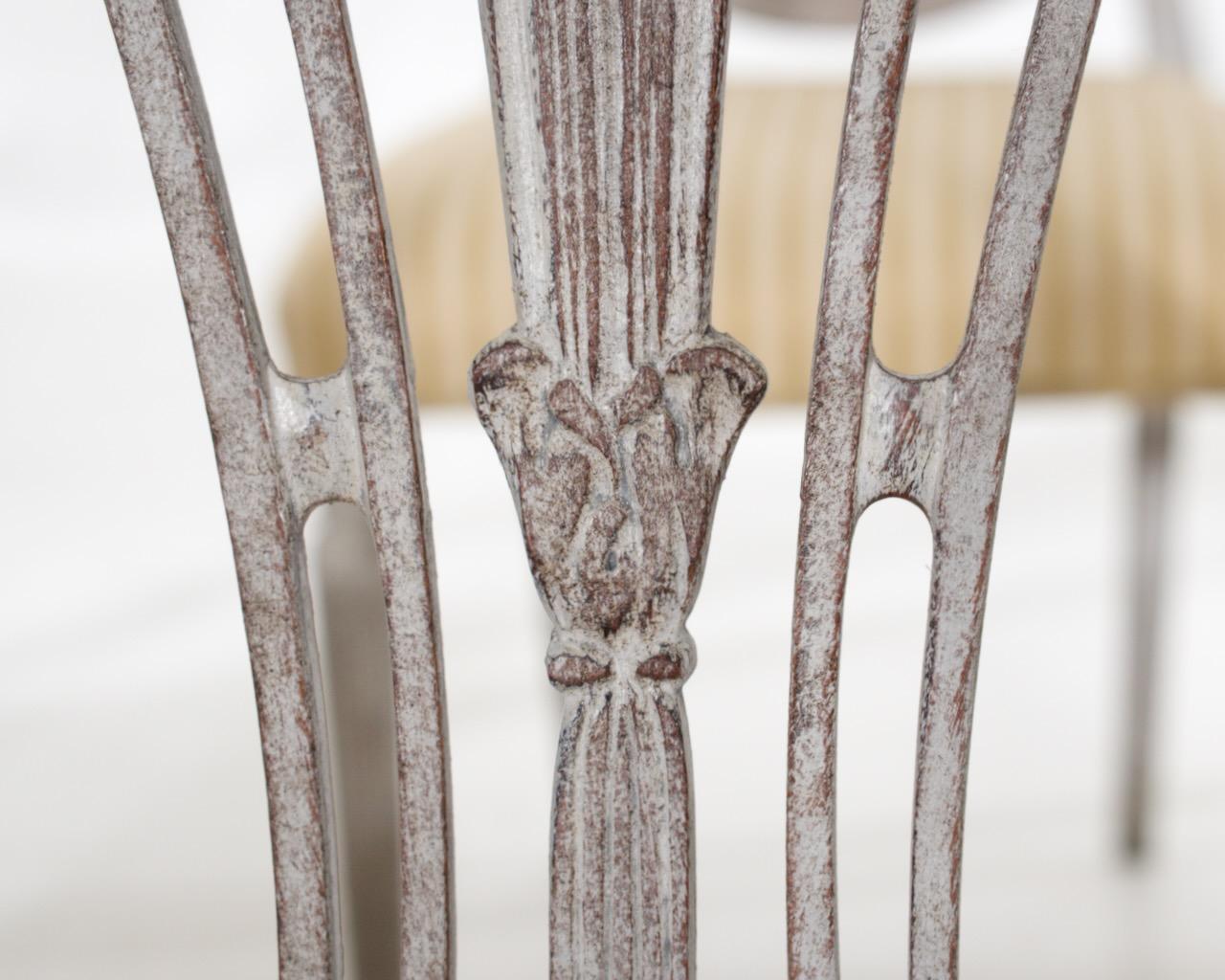 Set of Six Gustavian Style Chairs, Early 20th C For Sale 2