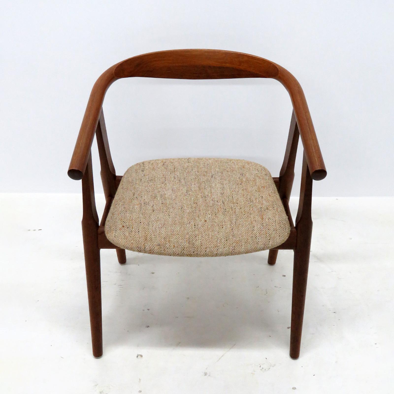 Scandinavian Modern Set of Six Hans Wegner GE-525 Dining Chairs, 1960
