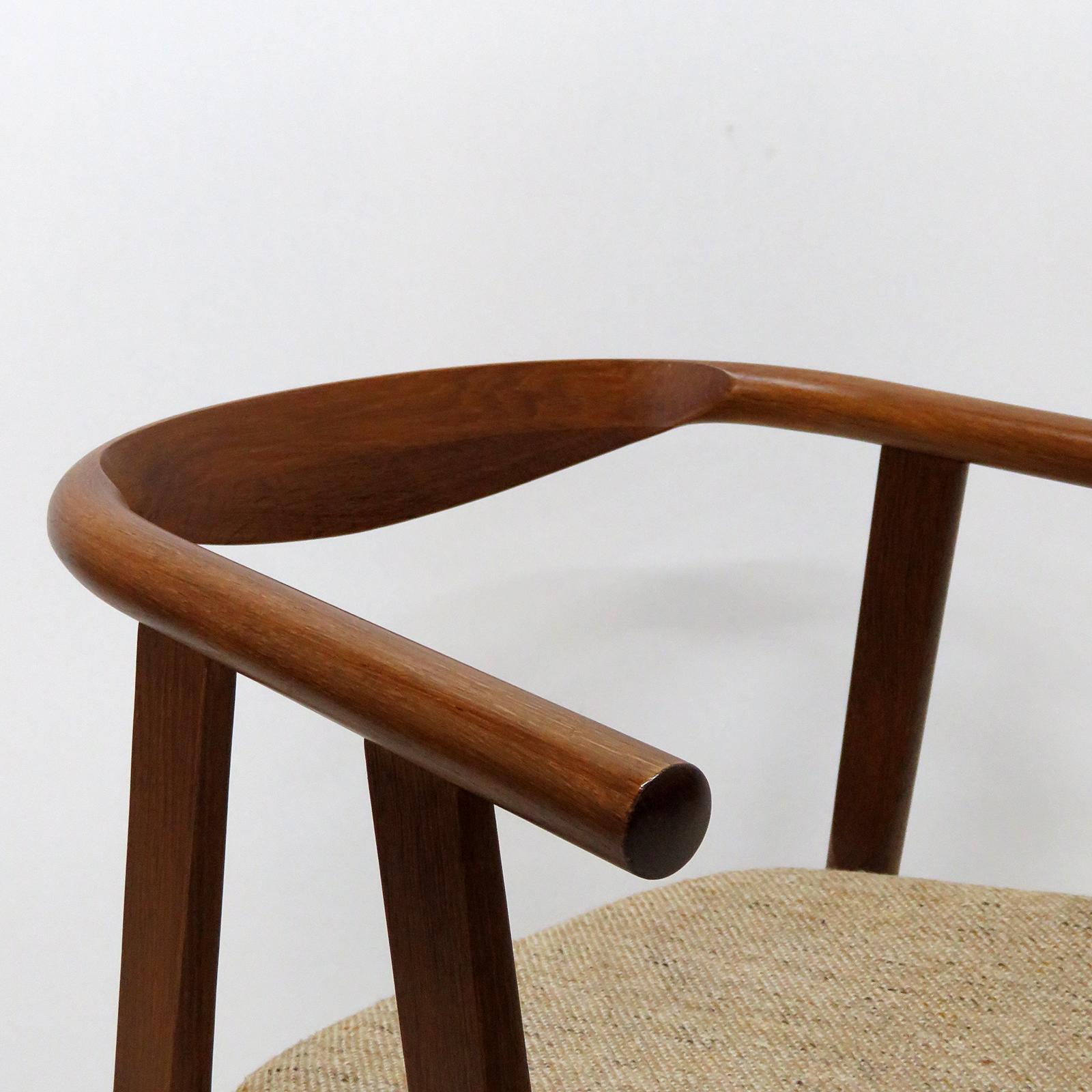 Satz von sechs Hans Wegner GE-525 Esszimmerstühlen, 1960 2