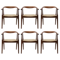 Set of Six Hans Wegner GE-525 Dining Chairs, 1960