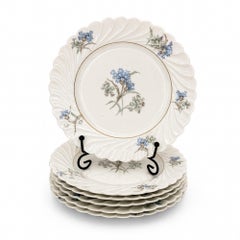 Juego de seis platos para pan y mantequilla de Haviland Limoges, modelo «Bergère», 1958