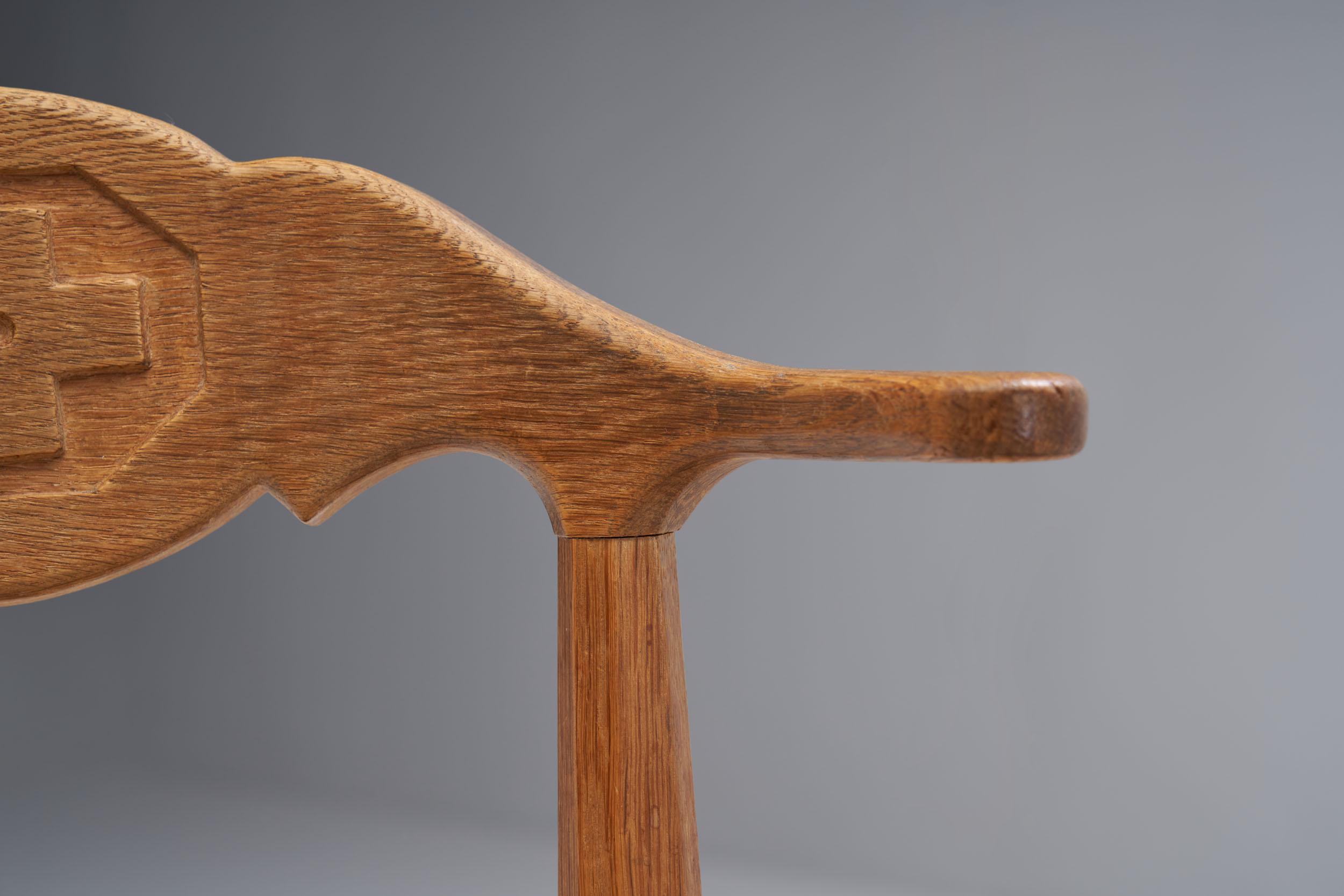 Juego de seis sillas de comedor Henning Kjærnulf para EG Kvalitetsmøbel, Dinamarca Años 60 en venta 4