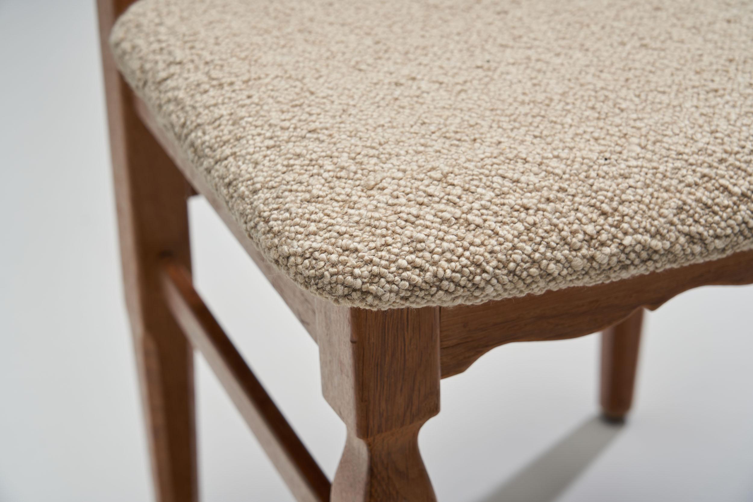 Juego de seis sillas de comedor Henning Kjærnulf para EG Kvalitetsmøbel, Dinamarca Años 60 en venta 5