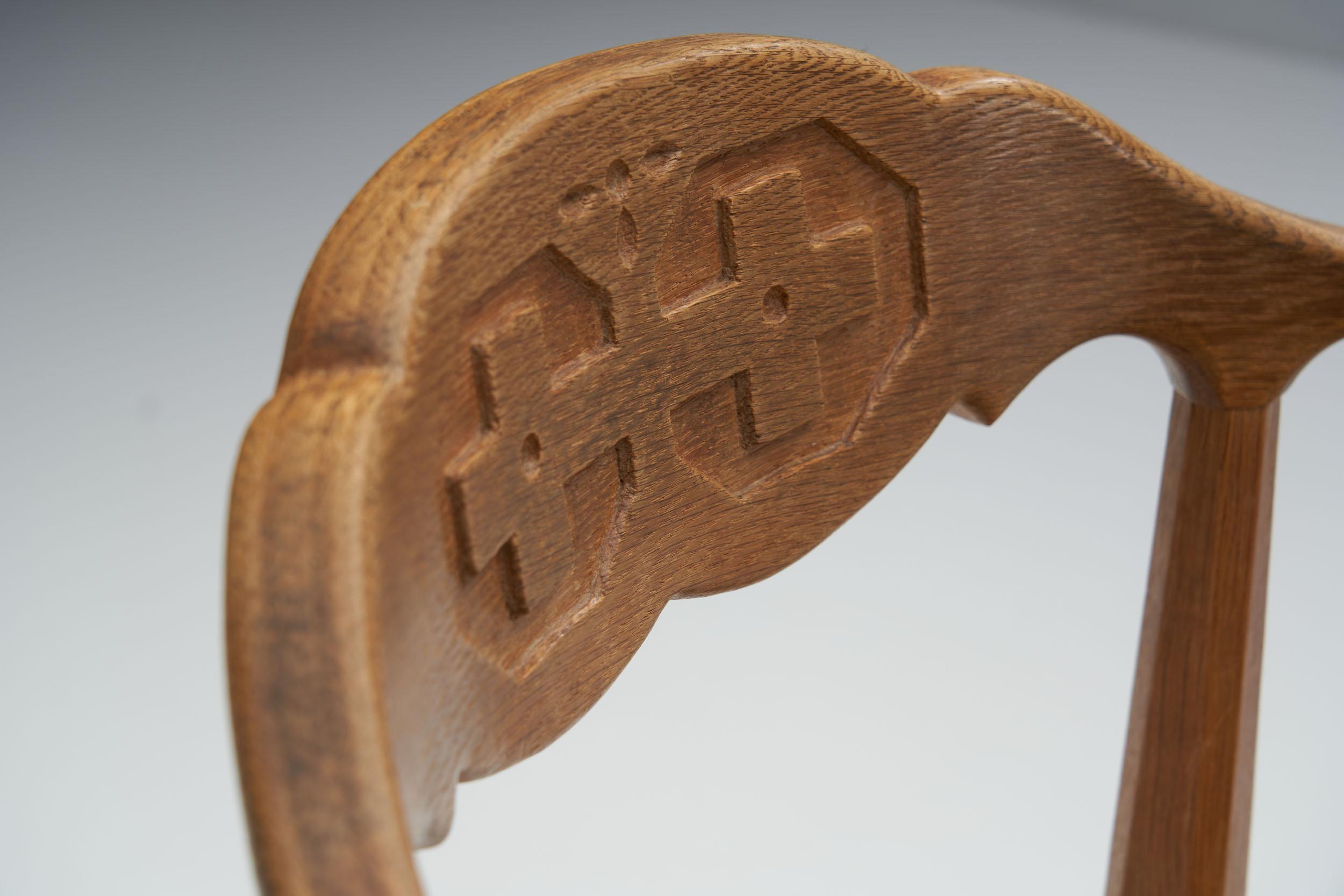 Juego de seis sillas de comedor Henning Kjærnulf para EG Kvalitetsmøbel, Dinamarca Años 60 en venta 1