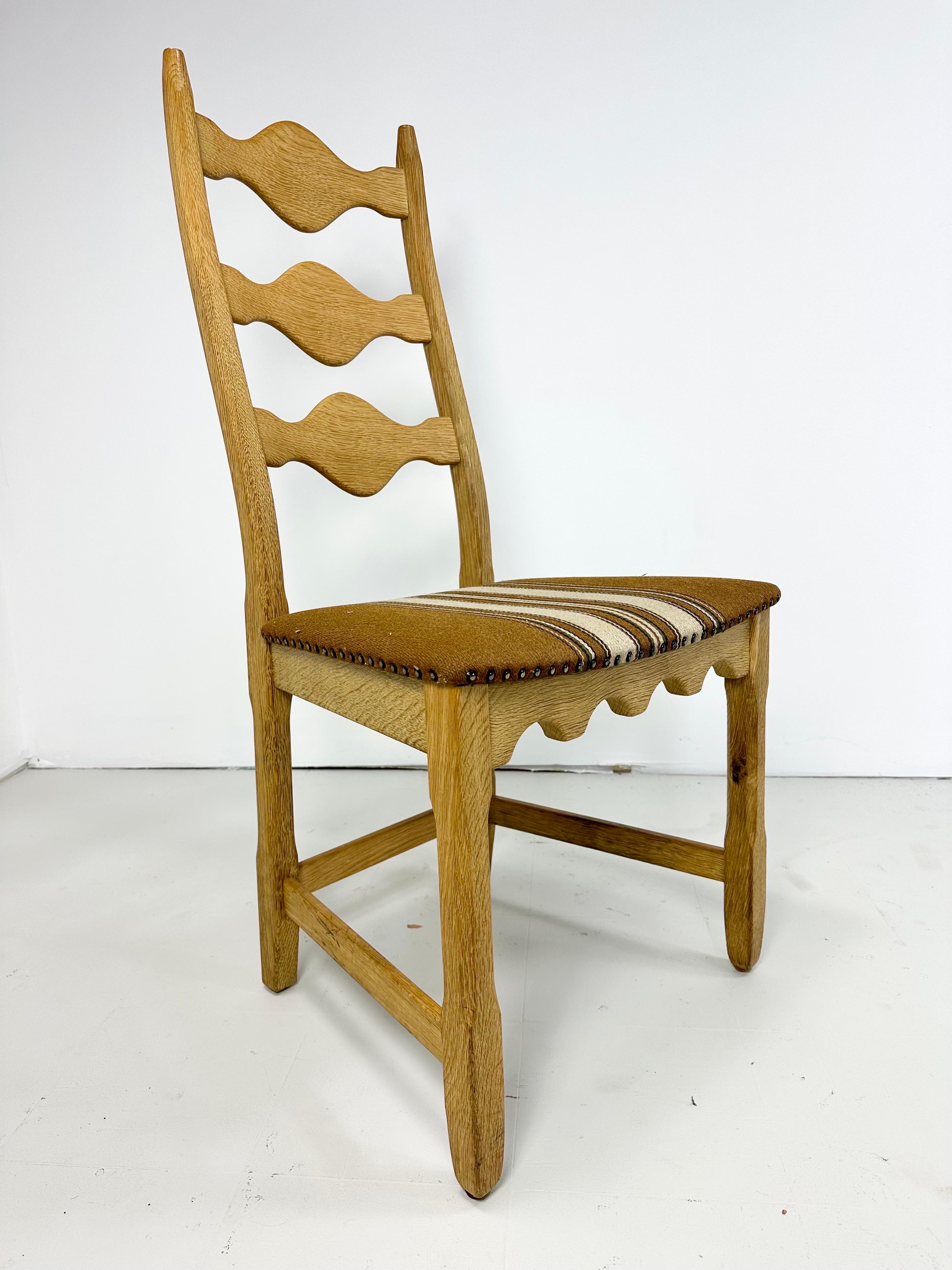 Set of Six Henning Kjaernulf Dining Chairs In Good Condition For Sale In Turners Falls, MA