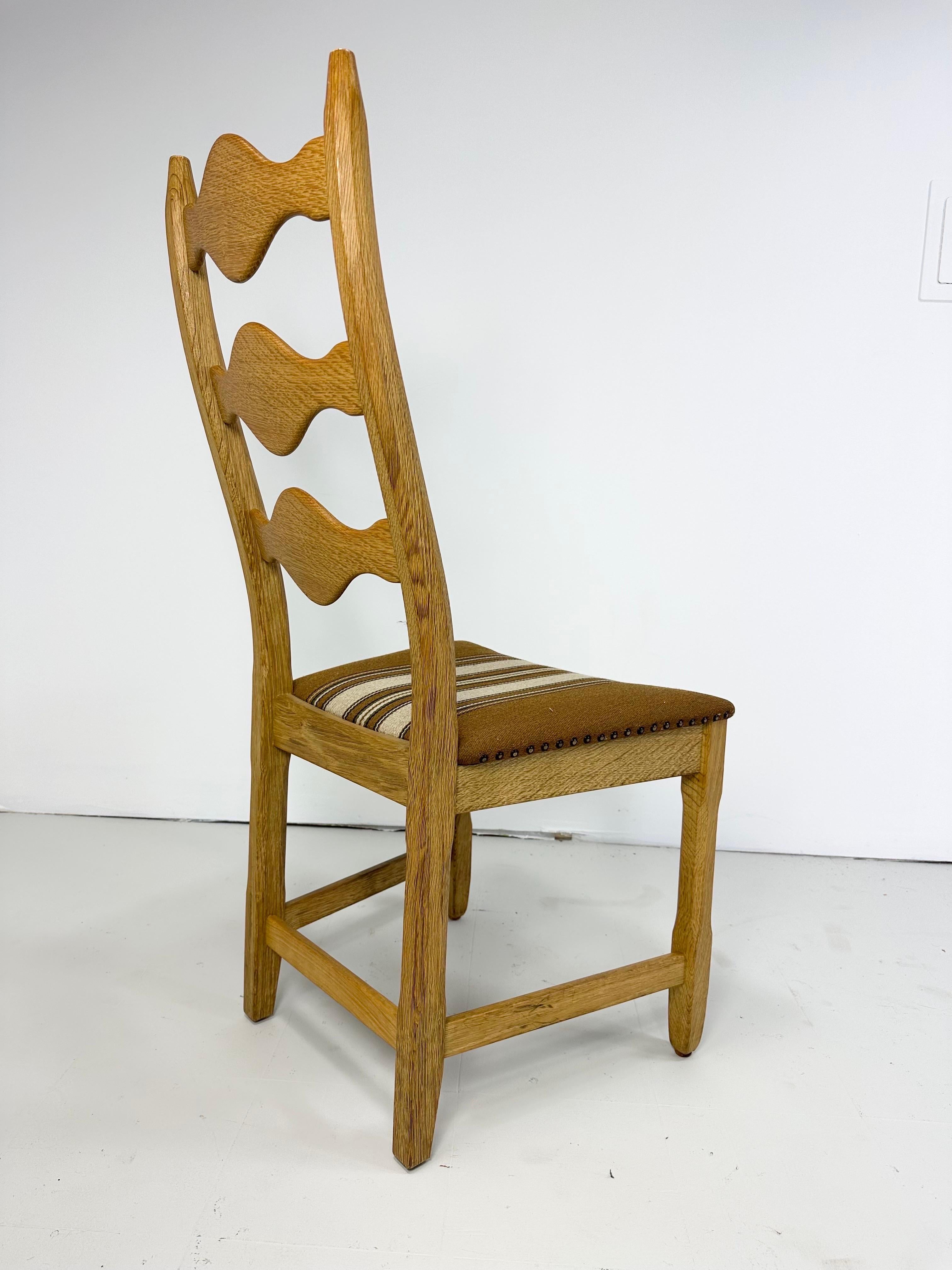 20th Century Set of Six Henning Kjaernulf Dining Chairs For Sale
