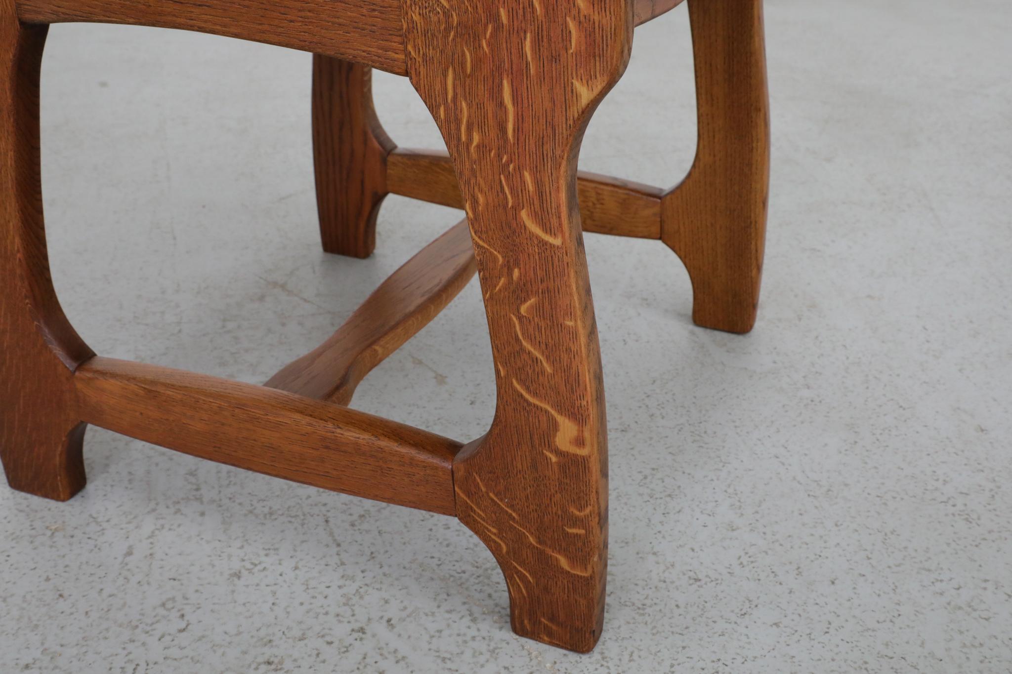 Set of Six Henning Kjaernulf Style Razorback Dining Chairs with Rush Seats 13