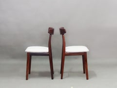 Set of Six Henry Kjaernulf Rosewood Dining Chairs