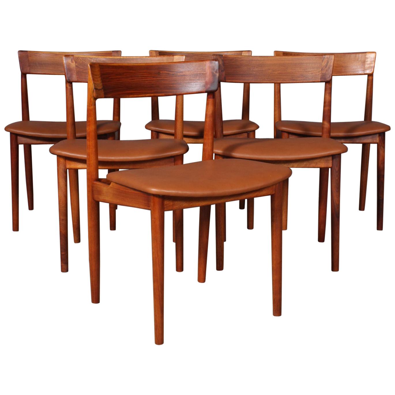 Set of Six Henry Rosengren Hansen Dining Chairs