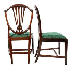 Set of Six Hepplewhite Chairs