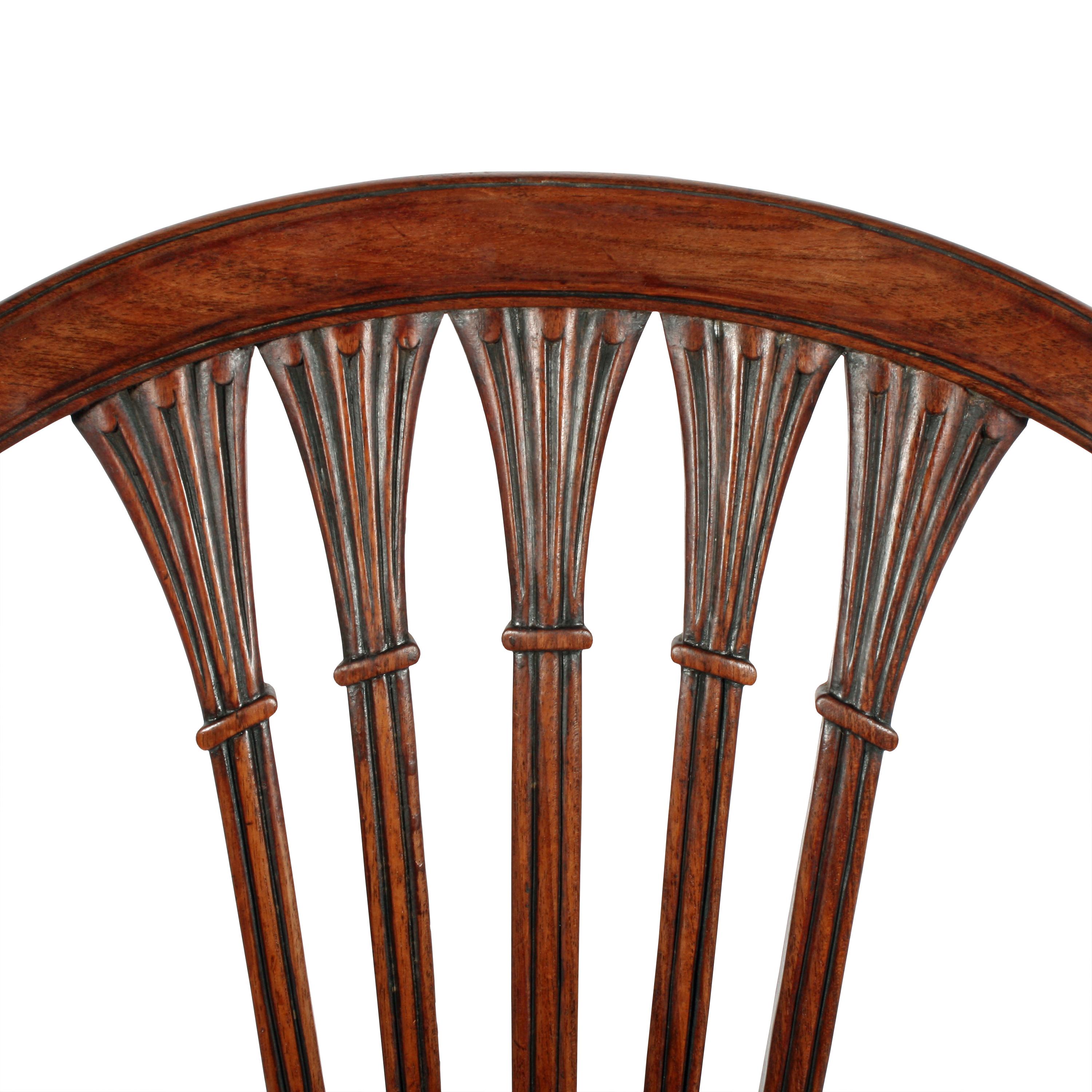 Set of Six Hepplewhite Chairs For Sale 2