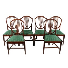 Set of Six Hepplewhite Chairs